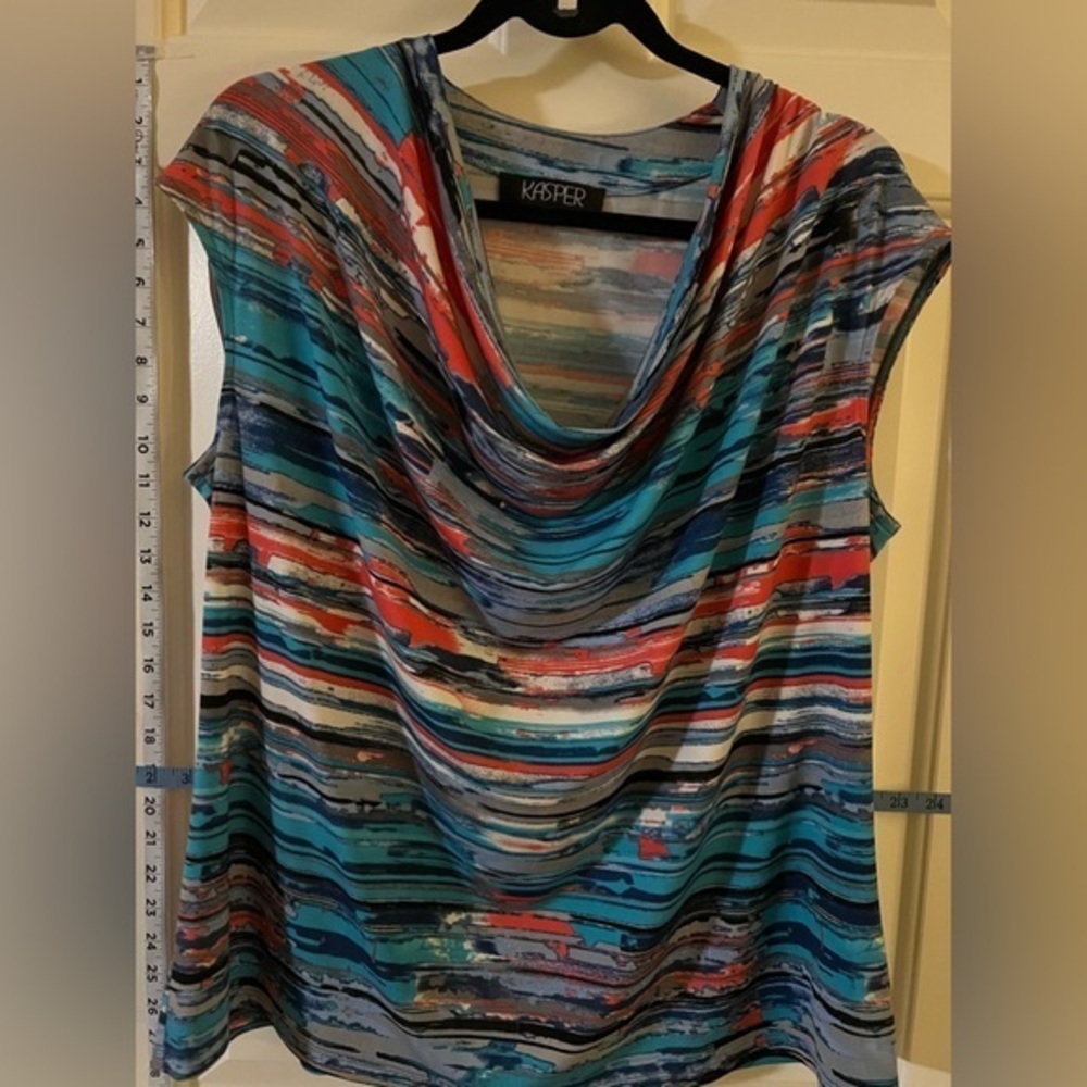 Kasper Sleeveless Top, 1X